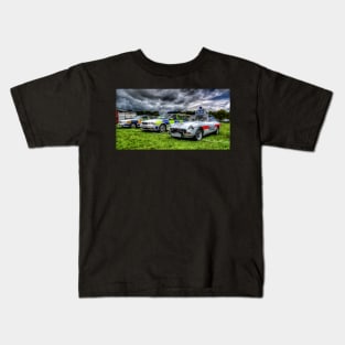 HDR Police Cars Kids T-Shirt